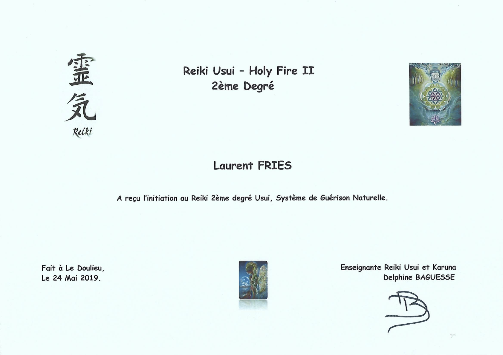 Diplome Reiki niveau 2